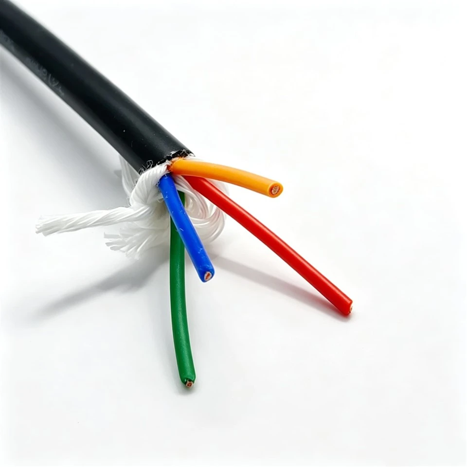 Paide Customized 4*18AWG TPU Waterproof Electrical Cable With PP Insulated Copper Conductor Twisted For Marine Equipment factory